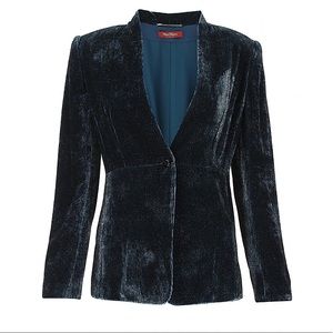 Max Mara Glittery Velvet Blazer - FREE delivery